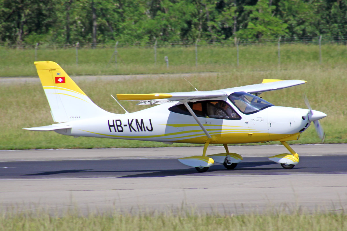 Flugschule Basel, HB-KMJ, Tecnam P2008 JC, 29.Mai 2017, BSL Basel, Switzerland.