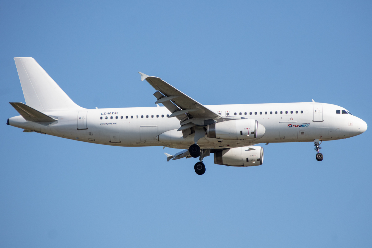 Fly2Sky,  LZ-MDK, Airbus, A320-232, 24.06.2023, BRU, Brüssel, Belgien