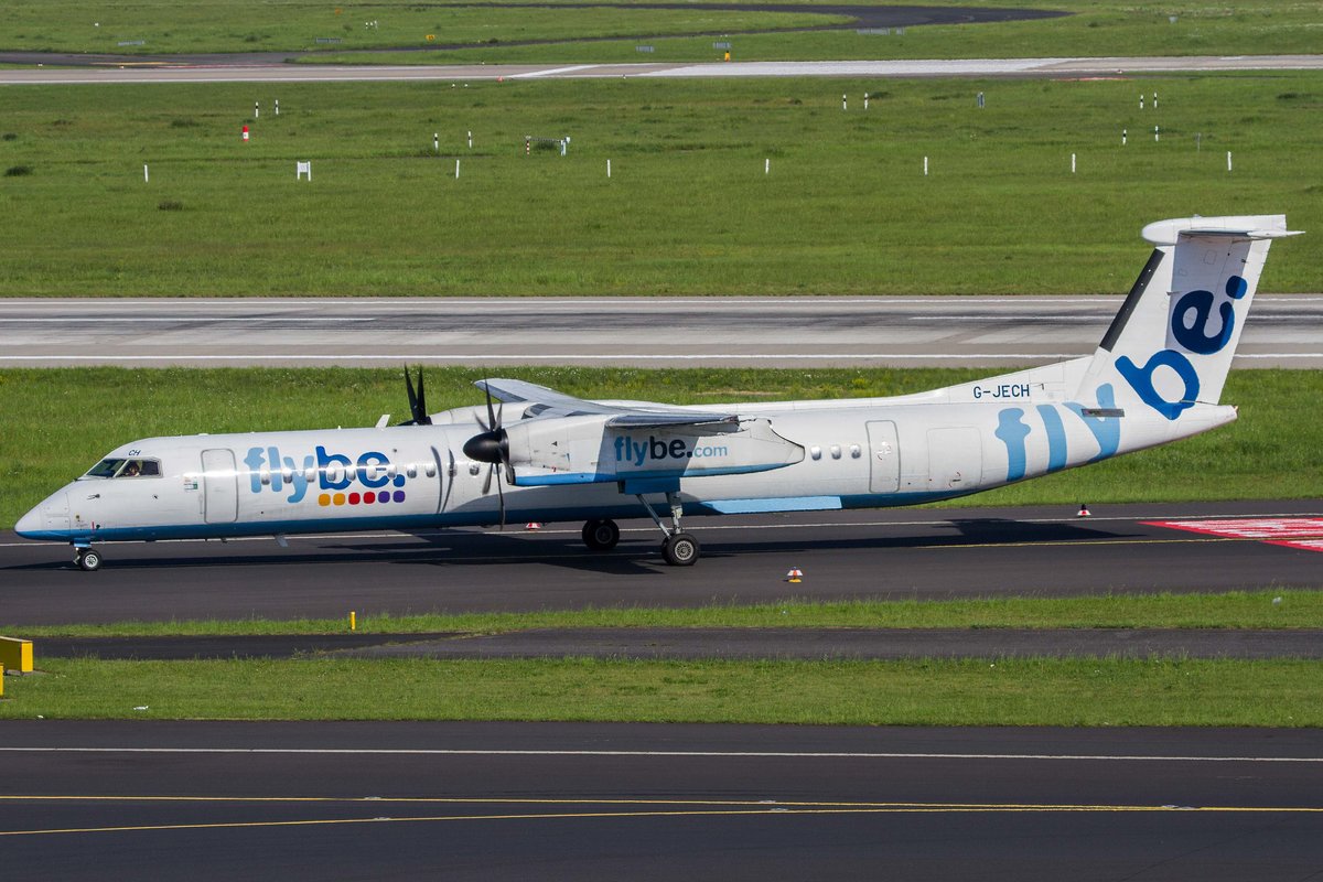 Flybe (BE-BEE), G-JECH, Bombardier, DHC-8-402Q Dash 8, 17.05.2017, DUS-EDDL, Düsseldorf, Germany 