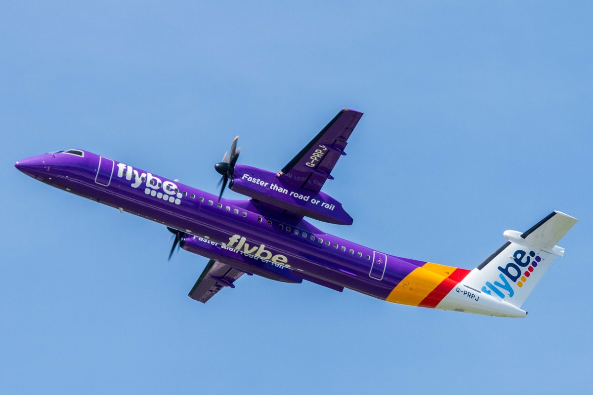 Flybe (BE-BEE), G-PRPJ, Bombardier, DHC-8-402Q Dash 8 (neu BE-Lkrg.), 17.05.2017, DUS-EDDL, Düsseldorf, Germany