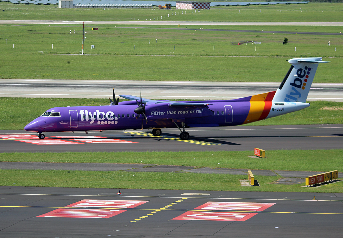 Flybe, DHC-8-402Q, G-JEDT, DUS, 17.05.2017