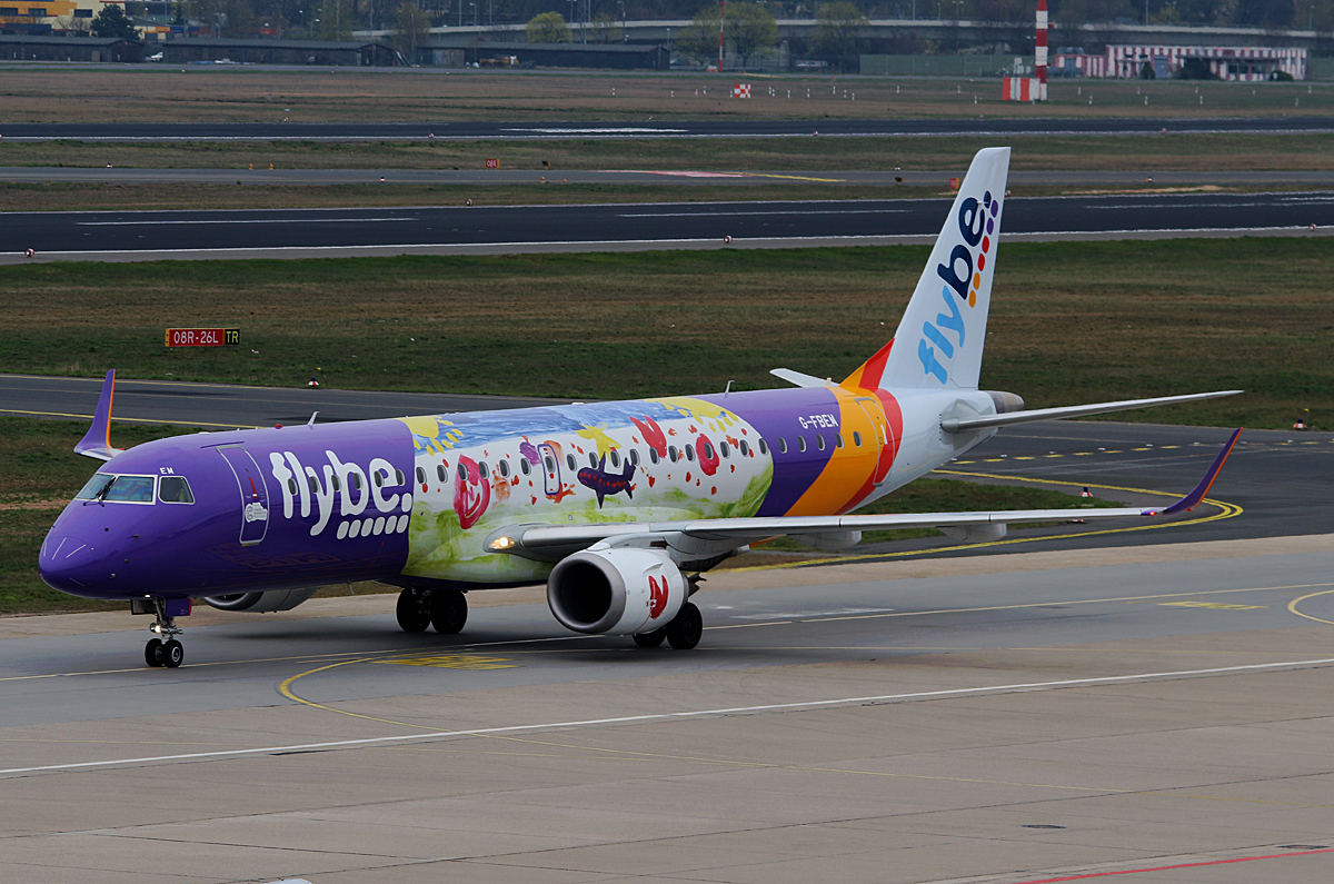 Flybe, ERJ-195-200LR, G-FBEM, TXL, 10.04.2016