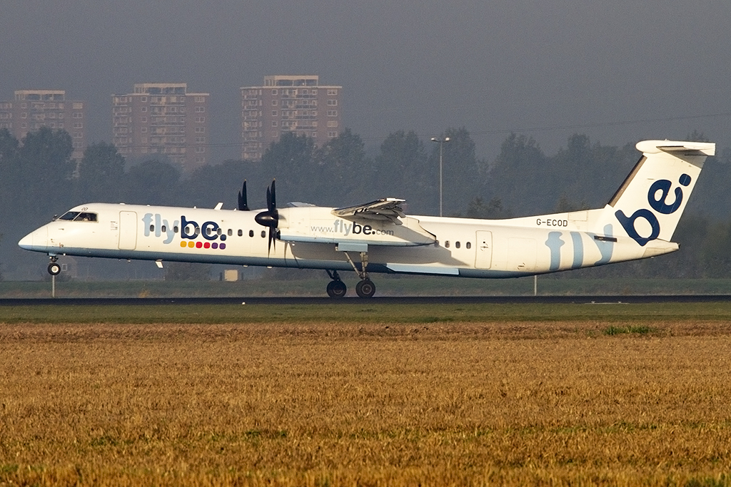 Flybe, G-ECOD, Bombardier, Dash-8-402Q, 07.10.2013, AMS, Amsterdam, Netherlands 




