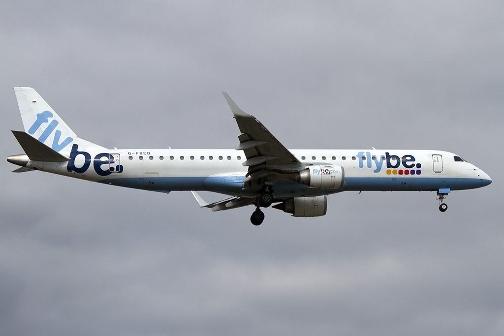 Flybe, G-FBED, Embraer, ERJ-195LR, 02.03.2014, GVA, Geneve, Switzerland 



