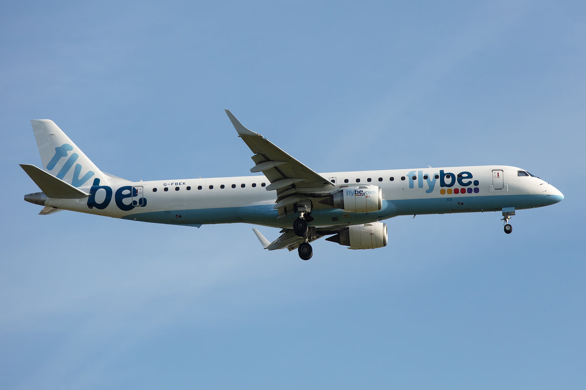 Flybe, G-FBEK, Embraer, ERJ-195, 13.05.2019, CDG, Paris, France


