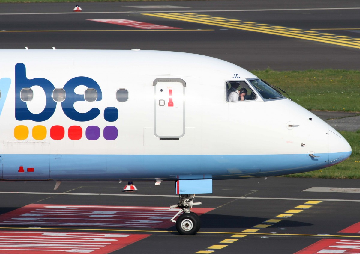 Flybe, G-FBJC, Embraer, 175 STD (Bug/Nose), 02.04.2014, DUS-EDDL, Dsseldorf, Germany 