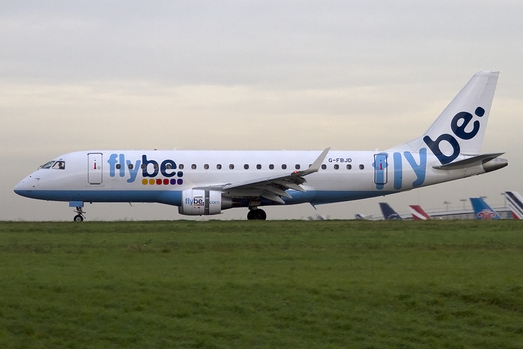 Flybe, G-FBJD, Embraer, ERJ-175LR, 21.10.2013, CDG, Paris, France 


