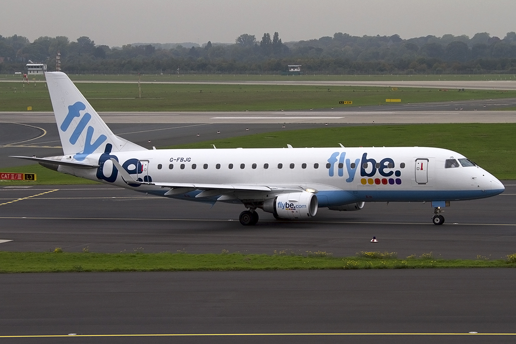 Flybe, G-FBJG, Embraer, ERJ-175, 08.10.2013, DUS, Düsseldorf, Germany 





