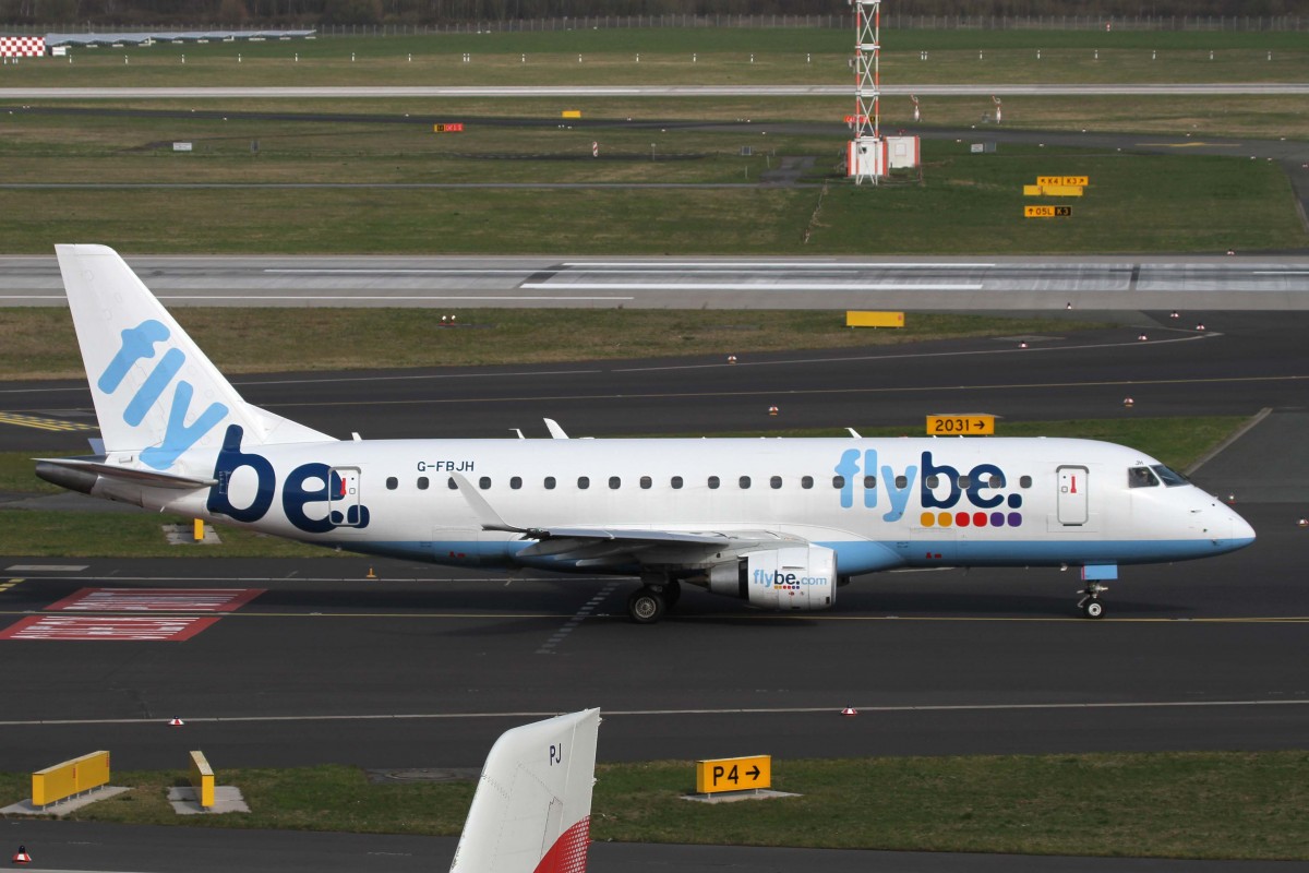 Flybe, G-FBJH, Embraer, 175, 03.04.2015, DUS-EDDL, Düsseldorf, Germany