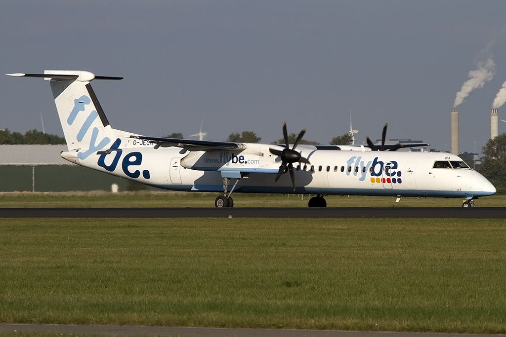 Flybe, G-JECH, Bombardier, Dash-8-402Q, 06.10.2013, AMS, Amsterdam, Netherlands



