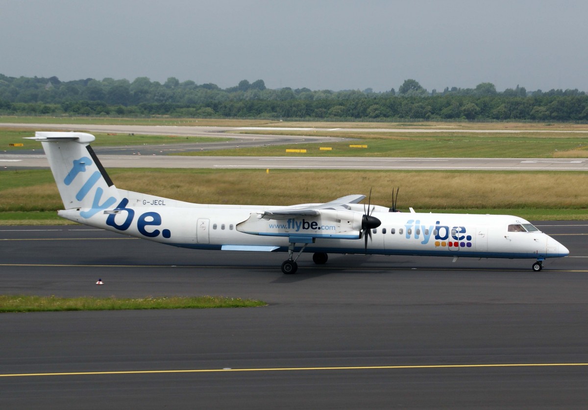 Flybe, G-JECL  The George Best , DeHavvilland-Canadair, DHC 8Q-400, 01.07.2013, DUS-EDDL, Dsseldorf, Germany 