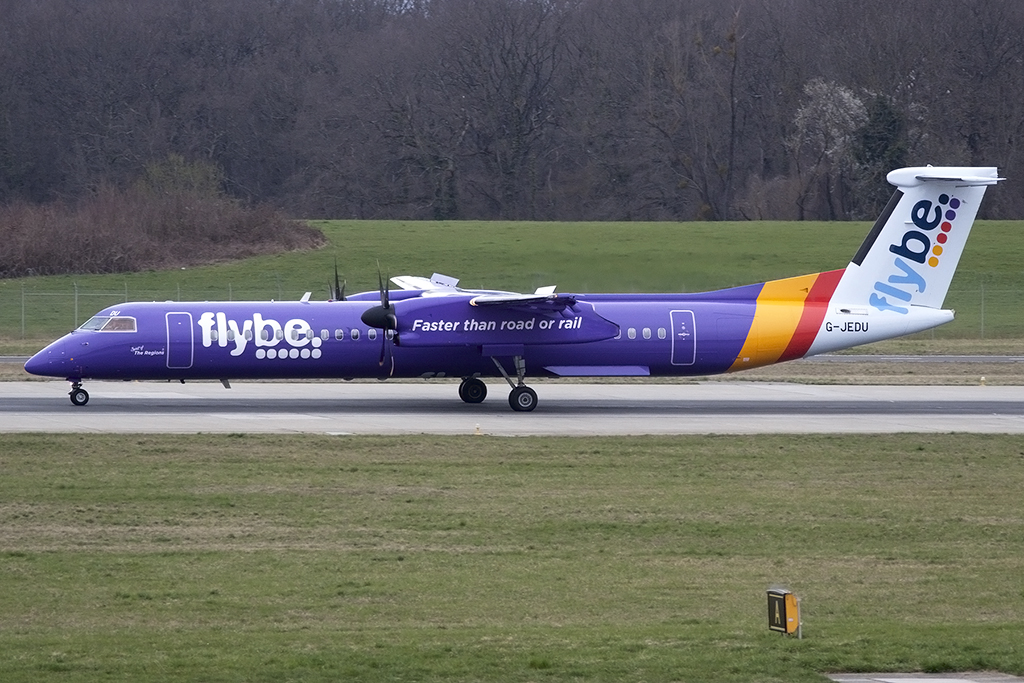 Flybe, G-JEDU, Bombardier, Dash 8-402, 28.03.2015, GVA, Geneve, Switzerland





