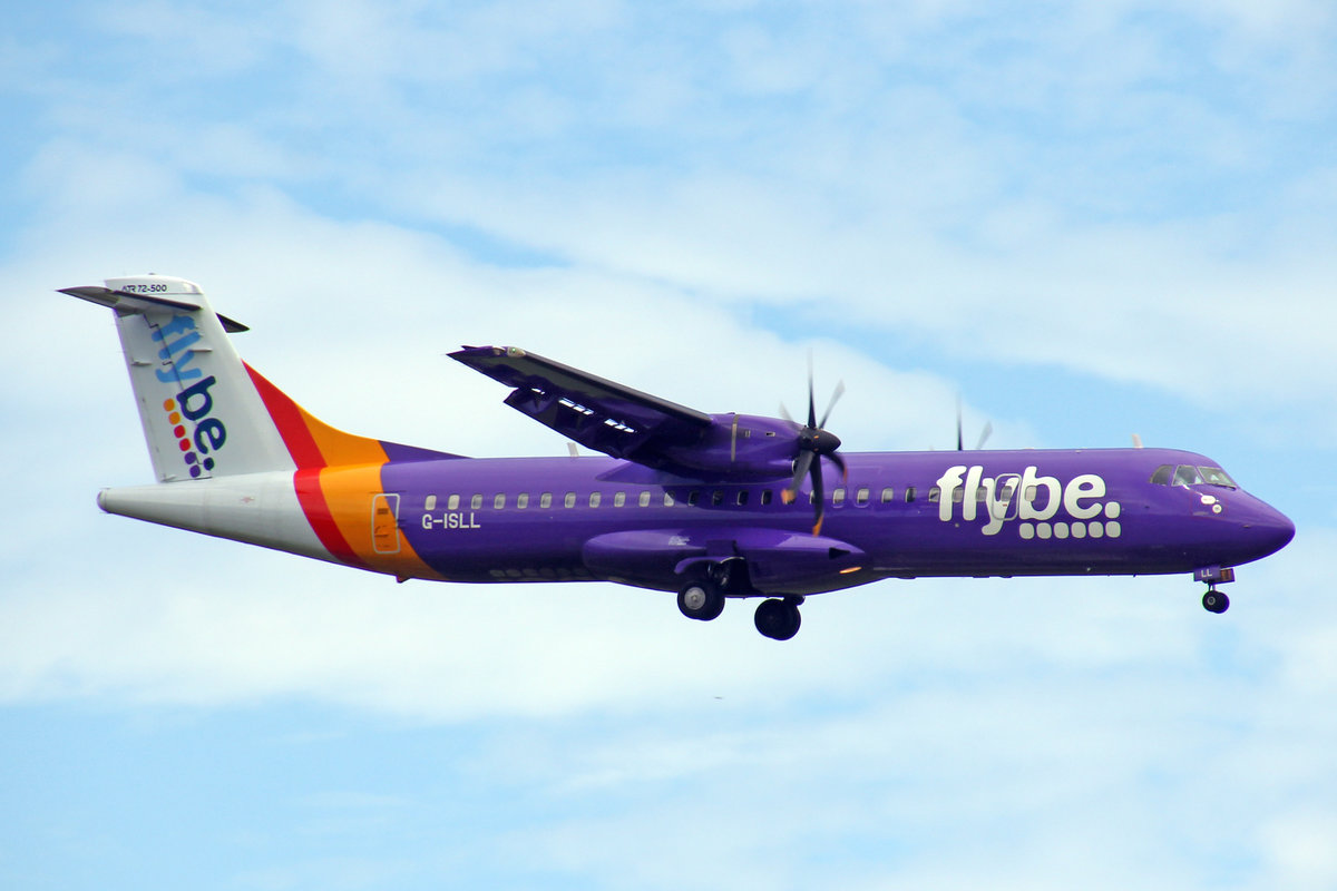 Flybe (Opeated by Blue Island), G-ISLL, ATR-72-212A(-500), 29.Juli 2017, ZRH Zürich, Switzerland.