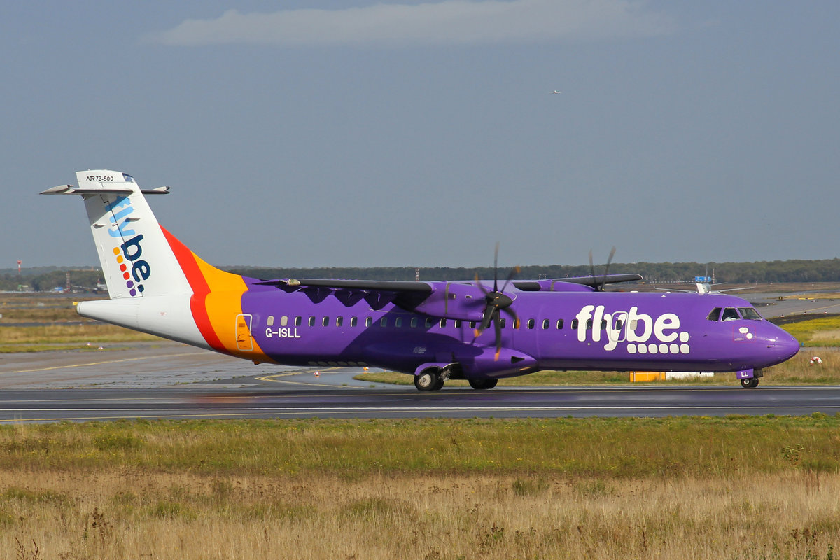 Flybe (Opeated by Blue Island), G-ISLL, ATR-72-212A(-500), msn: 696, 29.September 2019, FRA Frankfurt, Germany.