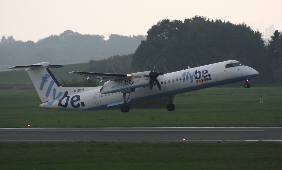 Flybe,G-ECOM,(c/n 4233),De Havilland Canada DHC-8-402Q Dash 8.02.10.2014,HAM-EDDH,Hamburg,Germany