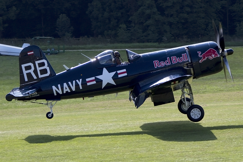 Flying Bulls, OE-ESA, Vought, F4U-4 Corsair, 06.09.2013, EDST, Hahnweide, Germany





