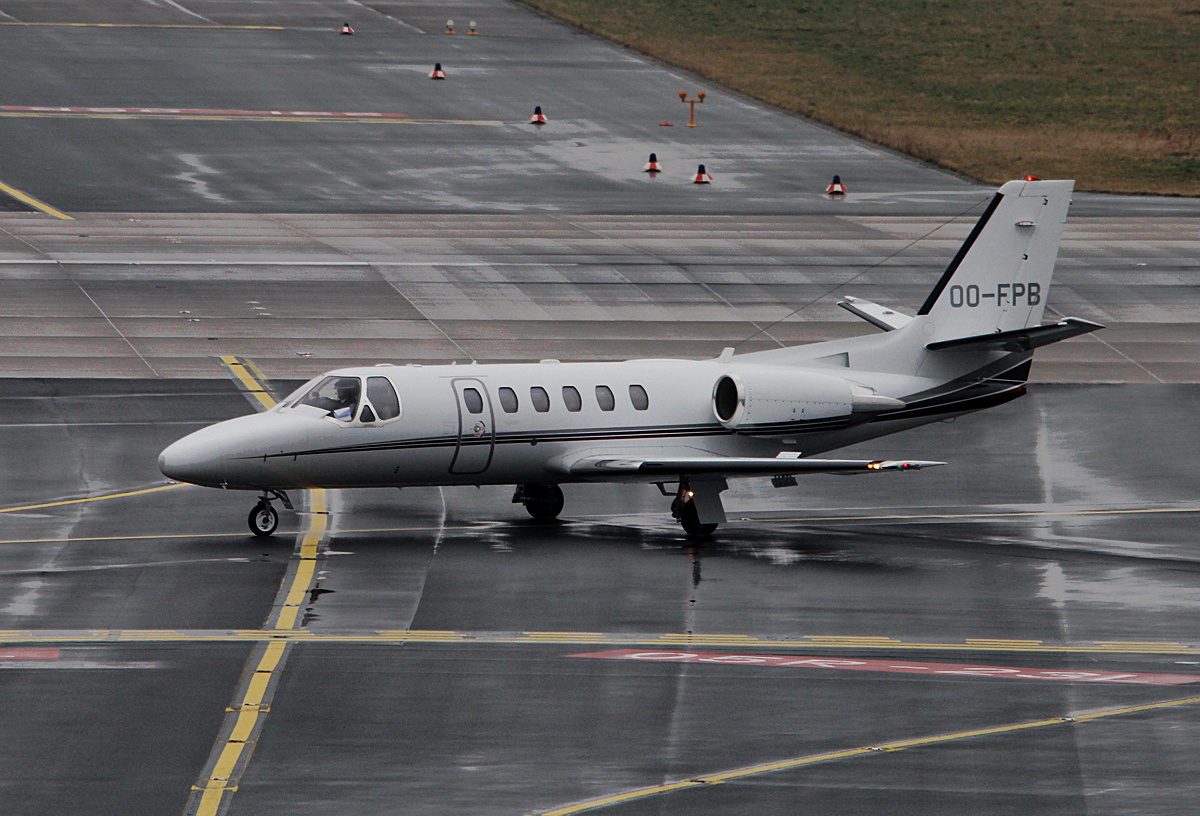 Flying Group Cessna 550B Citation Bravo OO-FPB am 10.03.2015 auf dem Flughafen Dsseldorf