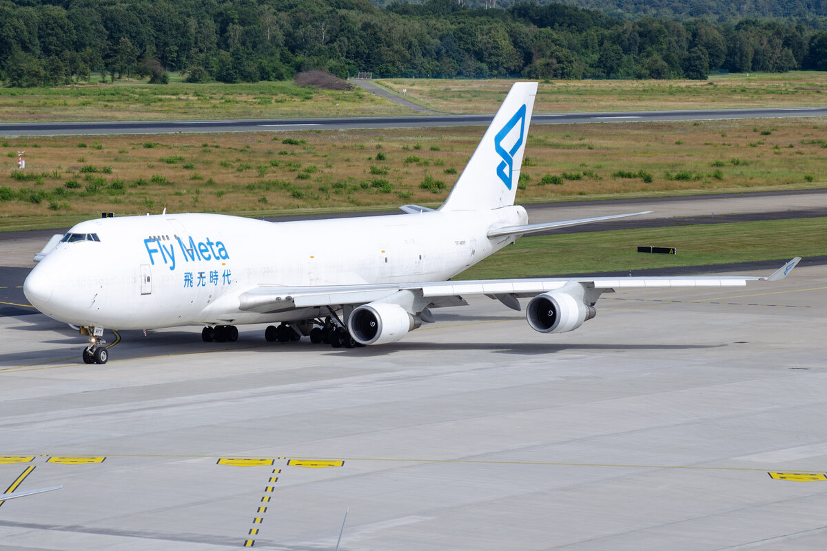FlyMeta Boeing 747-400F TF-WFF in Köln-Bonn am 25.07.2024 