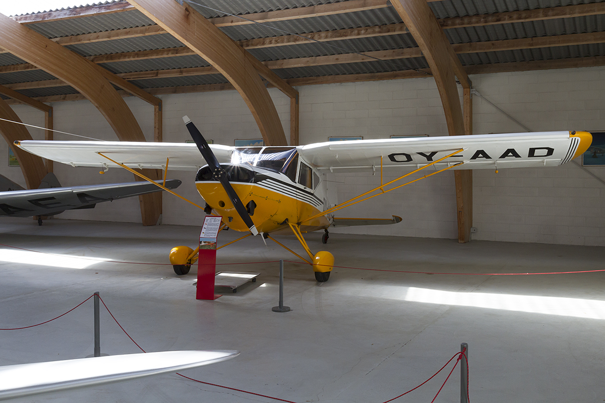 Flymuseum, OY-DHC, Piper, L-4J Cub, 25.08.2018, STA, Stauning, Denmark






