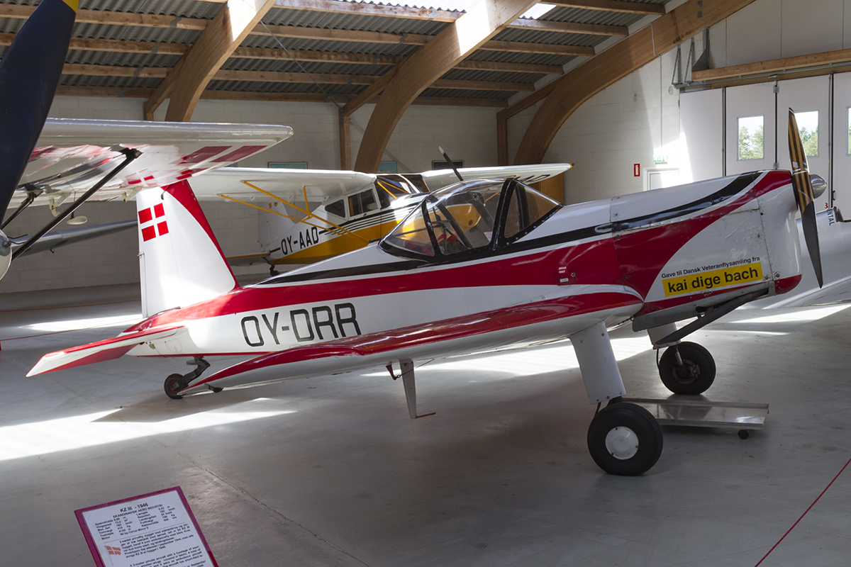 Flymuseum, OY-DRR, SAI, KZ-VIII, 25.08.2018, STA, Stauning, Denmark 




