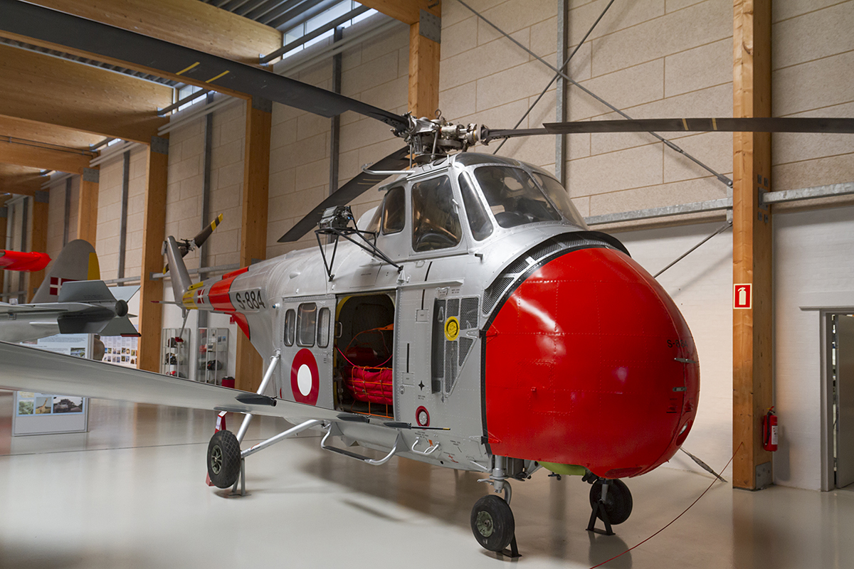 Flymuseum, S-884, Sikorsky, S-55, 25.08.2018, STA, Stauning, Denmark 



