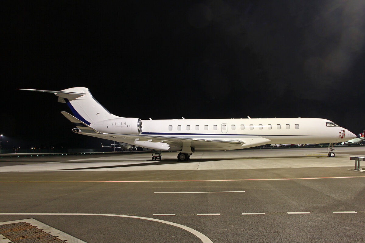 Fortu Aviation Ltd, VH-LUN, Bombardier Global 7500, msn: 70093, 26.Dezember 2025, ZRH Zürich, Switzerland.