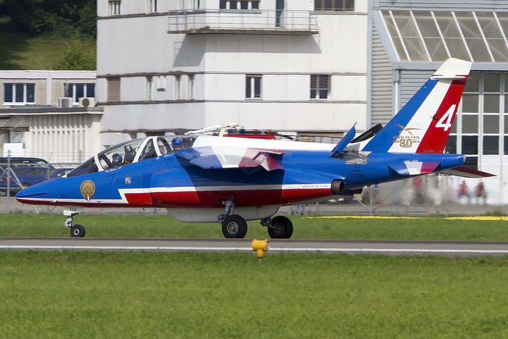 France Air Force, E158 (F-TERF), Dassault/Dornier, Alpha Jet E, 29.08.2014, LSMP, Payerne, Switzerland



