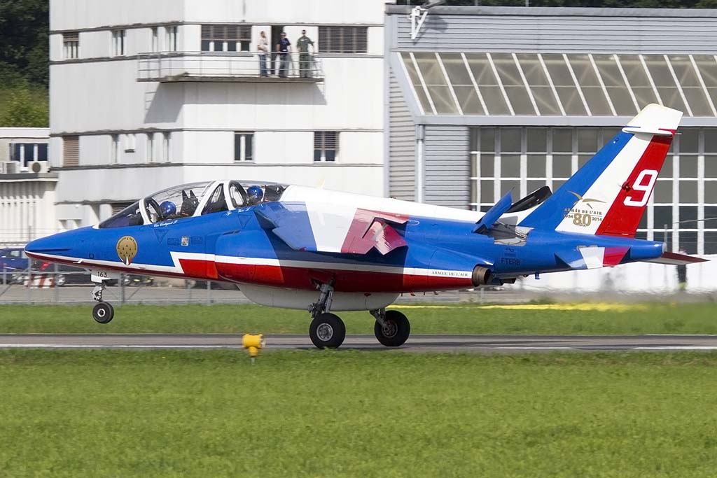 France Air Force, E163 (F-TERB), Dassault/Dornier, Alpha Jet E, 29.08.2014, LSMP, Payerne, Switzerland 

