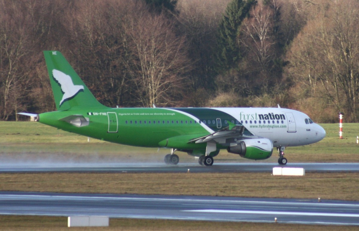 Frist Nation Airways,5N-FNE,(c/n660),Airbus A319-113,12.01.2014,HAM-EDDH,Hamburg,Germany