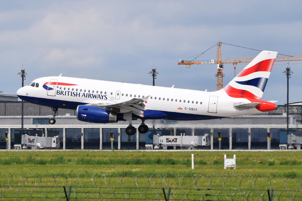 G-DBCF , British Airways , Airbus A319-131 , 01.08.2021 , Berlin-Brandenburg  Willy Brandt  , BER , 