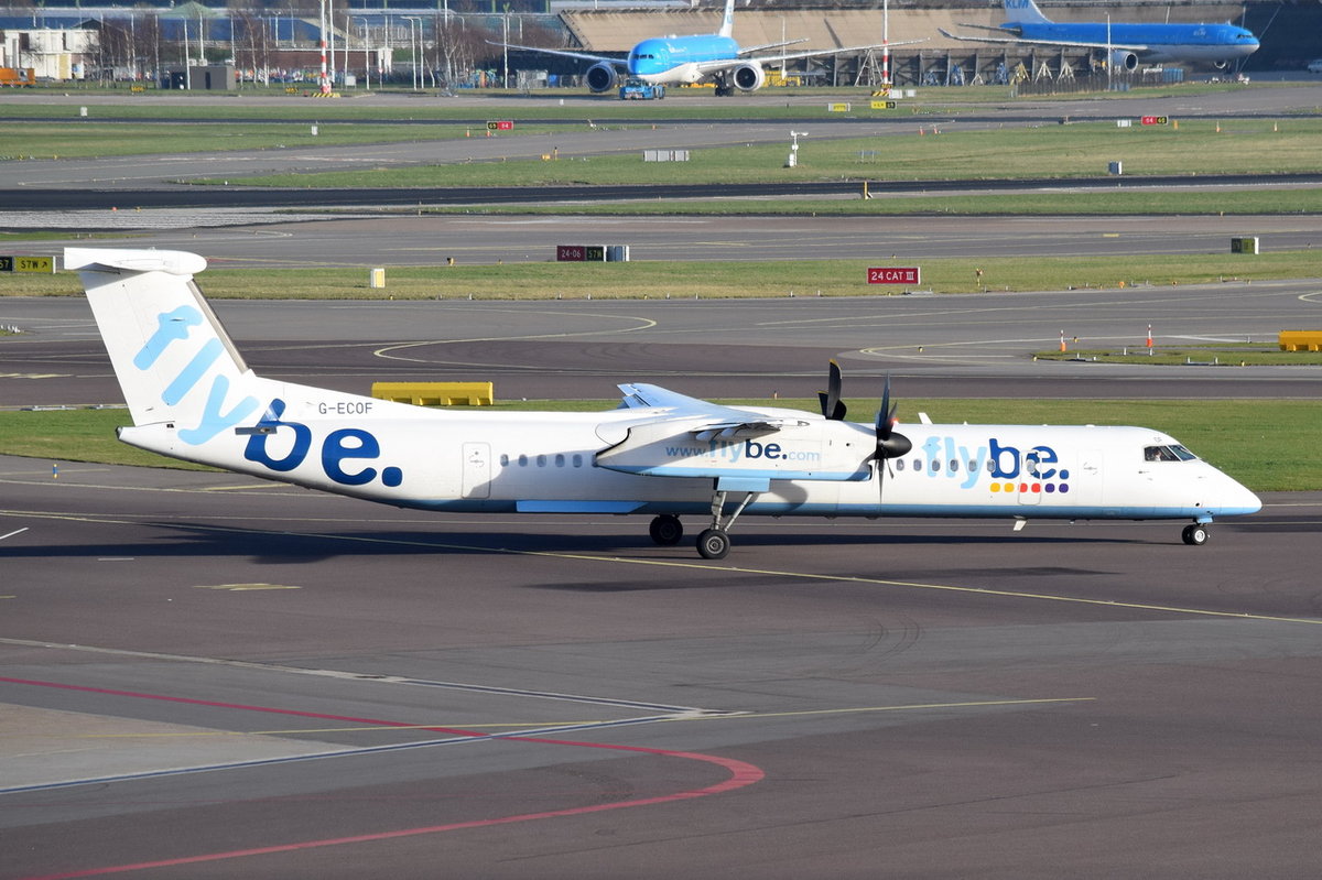 G-ECOF Flybe De Havilland Canada DHC-8-402Q Dash 8  , AS , 13.03.2017