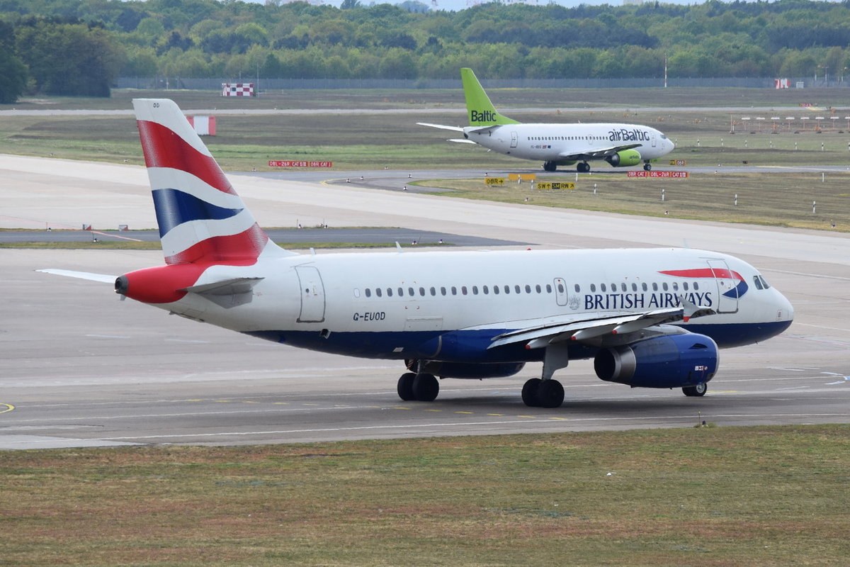 G-EUOD British Airways Airbus A319-131 , 08.05.2019 , TXL