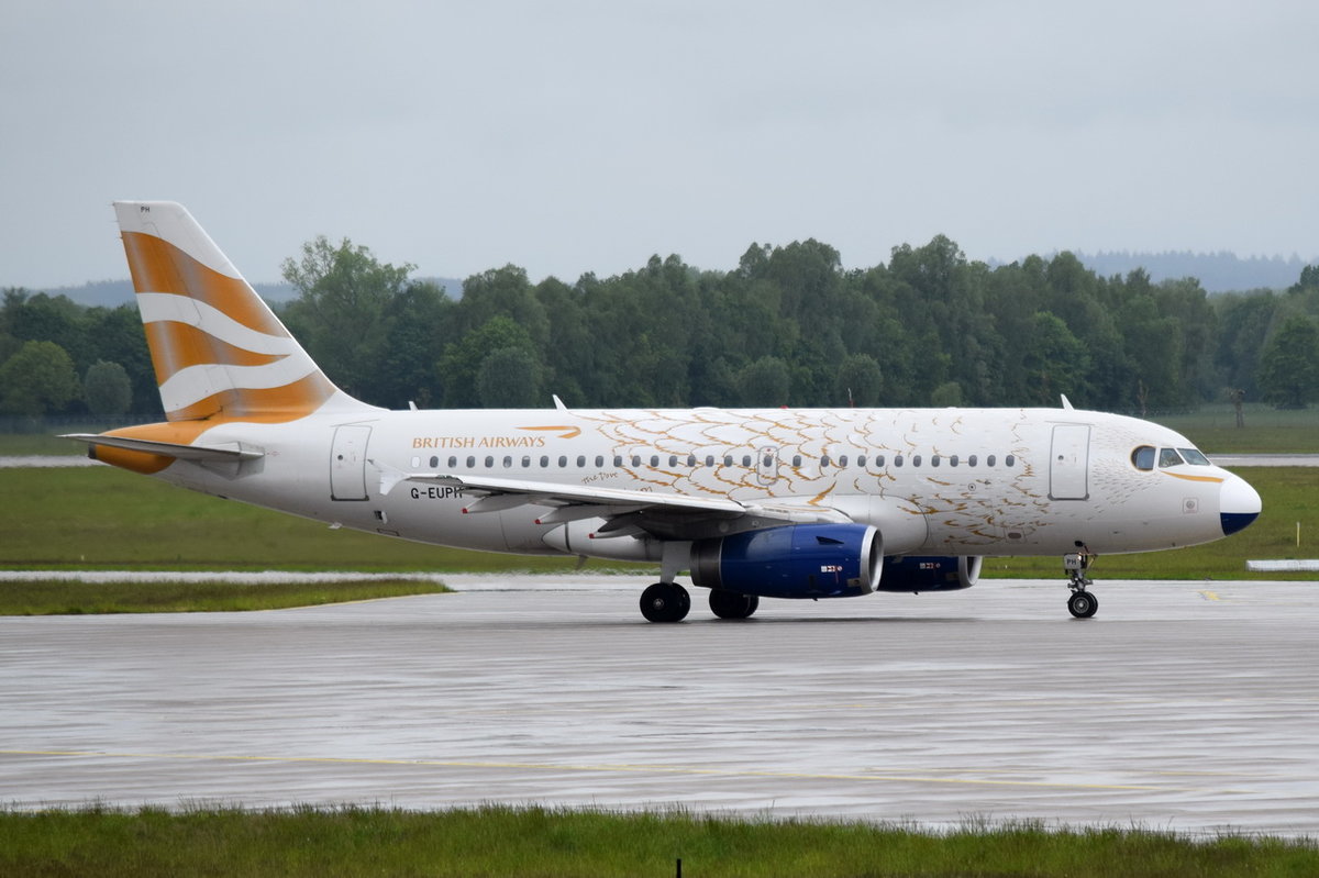 G-EUPH British Airways Airbus A319-131   zum Start in München am 19.05.2016