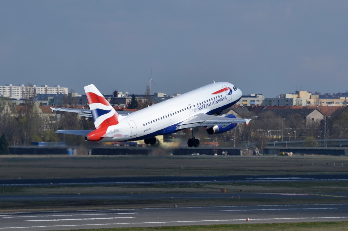 G-EUPT British Airways Airbus A319-131    26.03.2014 in Tegel gestartet