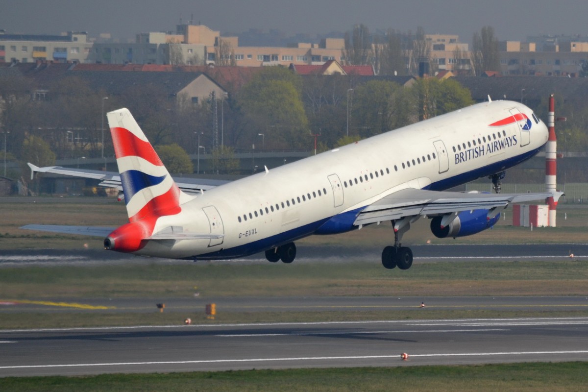 G-EUXL British Airways Airbus A321-231    gestartet am 03.04.2014 in Tegel