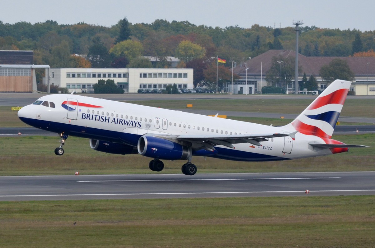 G-EUYO British Airways Airbus A320-232   gestartet am 14.10.2014 in Tegel