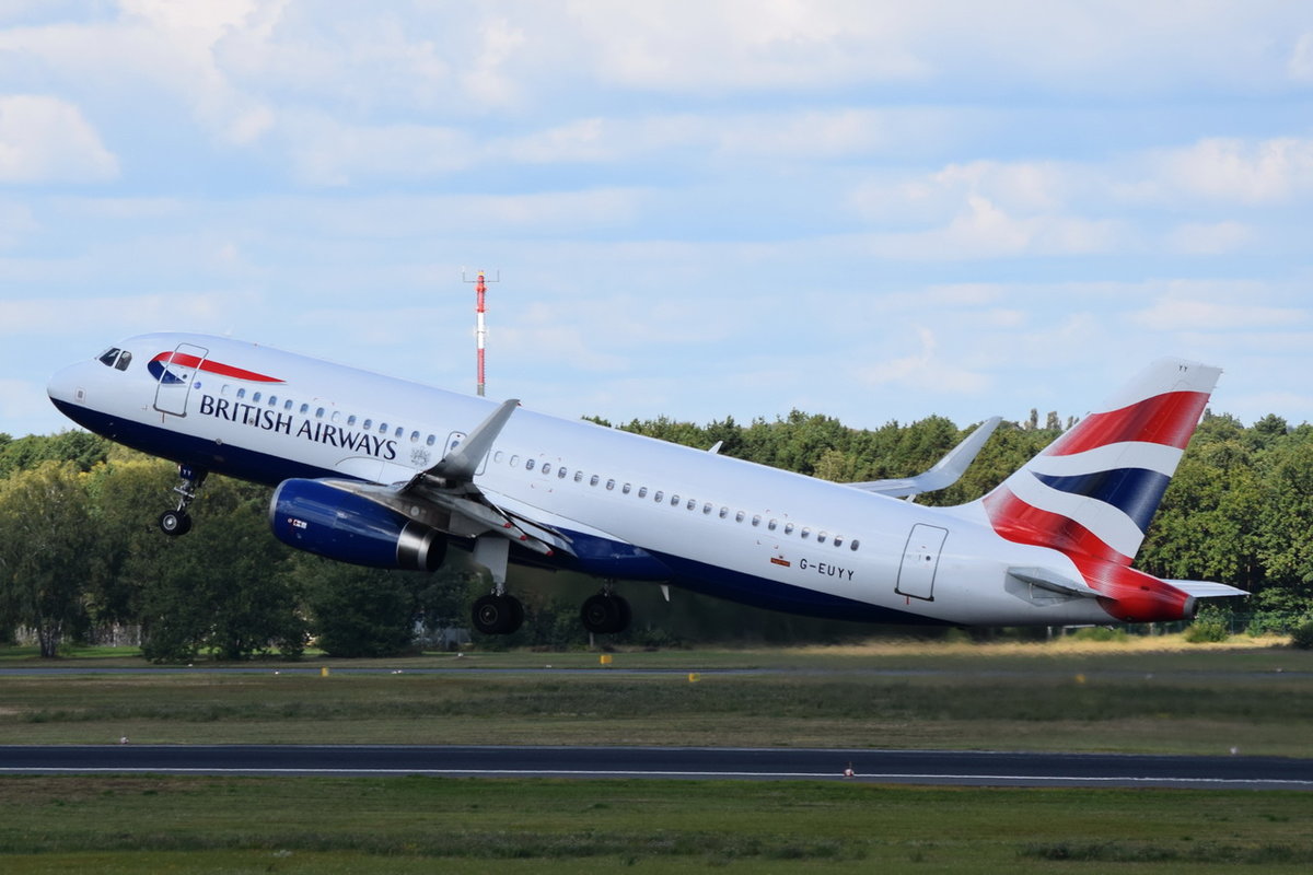 G-EUYY British Airways Airbus A320-232(WL)  , TXL , 22.09.2017