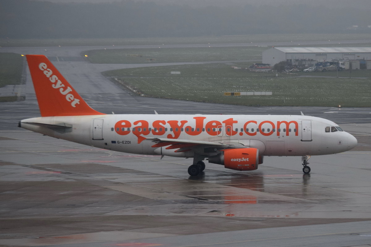 G-EZDI easyJet Airbus A319-111  , HAM , 10.11.2016
