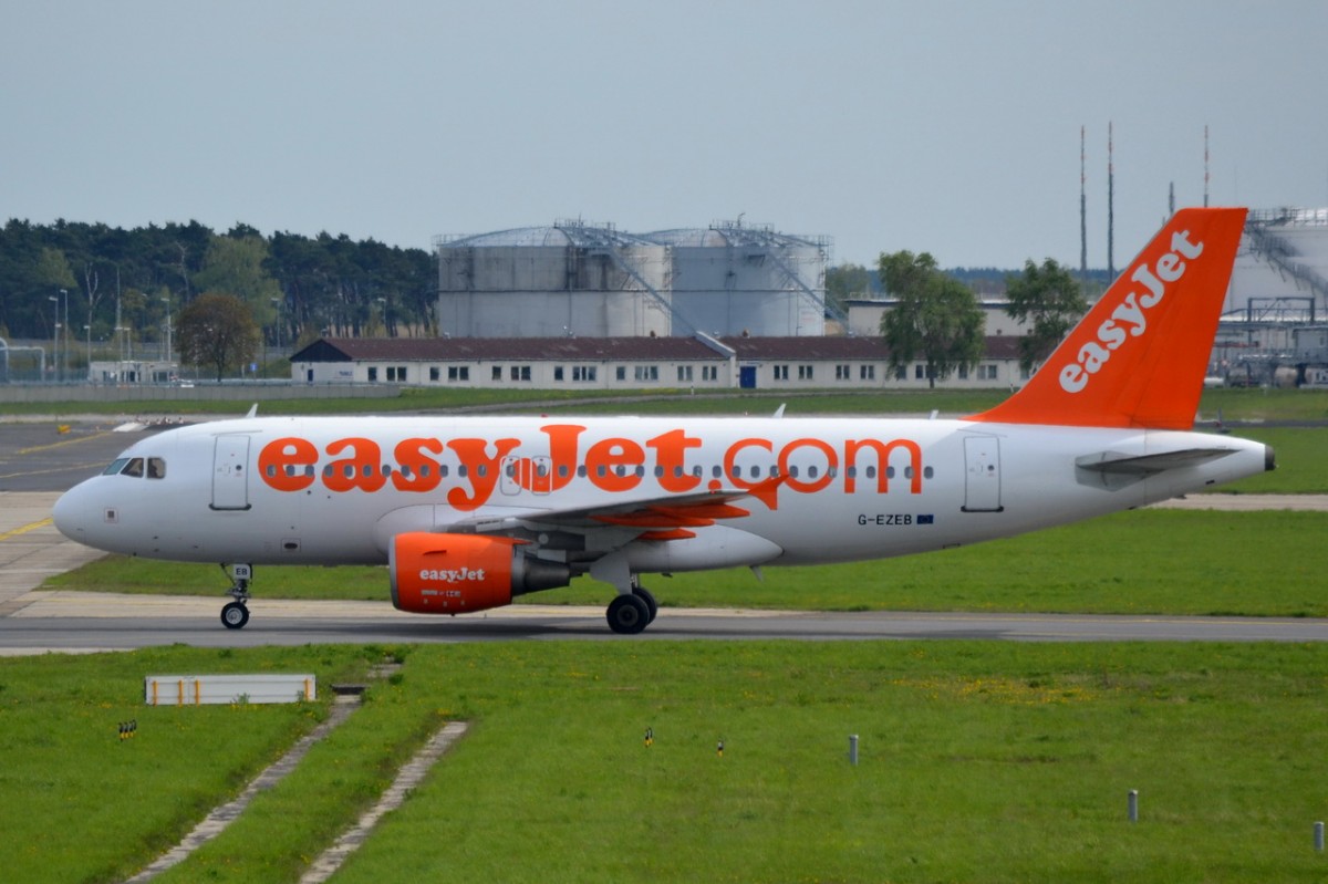 G-EZEB easyJet Airbus A319-111   17.04.2014 gelandet in Schönefeld