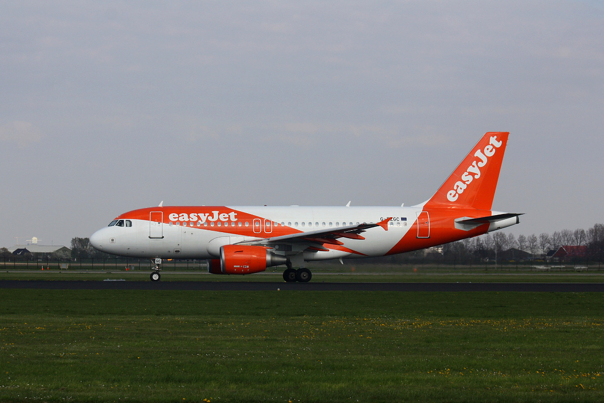 G-EZGC easyJet Airbus A319-111 am 11.04.2019 in Amsterdam-Schiphol.