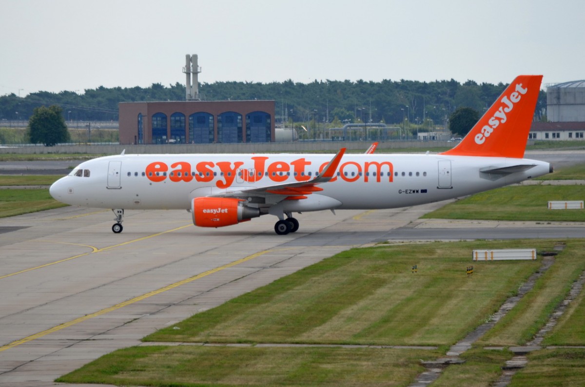 G-EZWW easyJet Airbus A320-214 (WL)   gelandet in Schönefeld am 05.08.2014