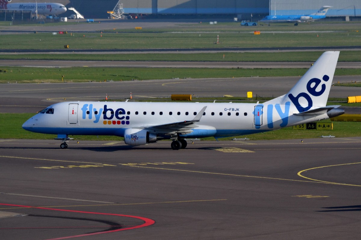 G-FBJK Flybe Embraer ERJ-175STD (ERJ-170-200)   09.03.2014 
Amsterdam-Schiphol