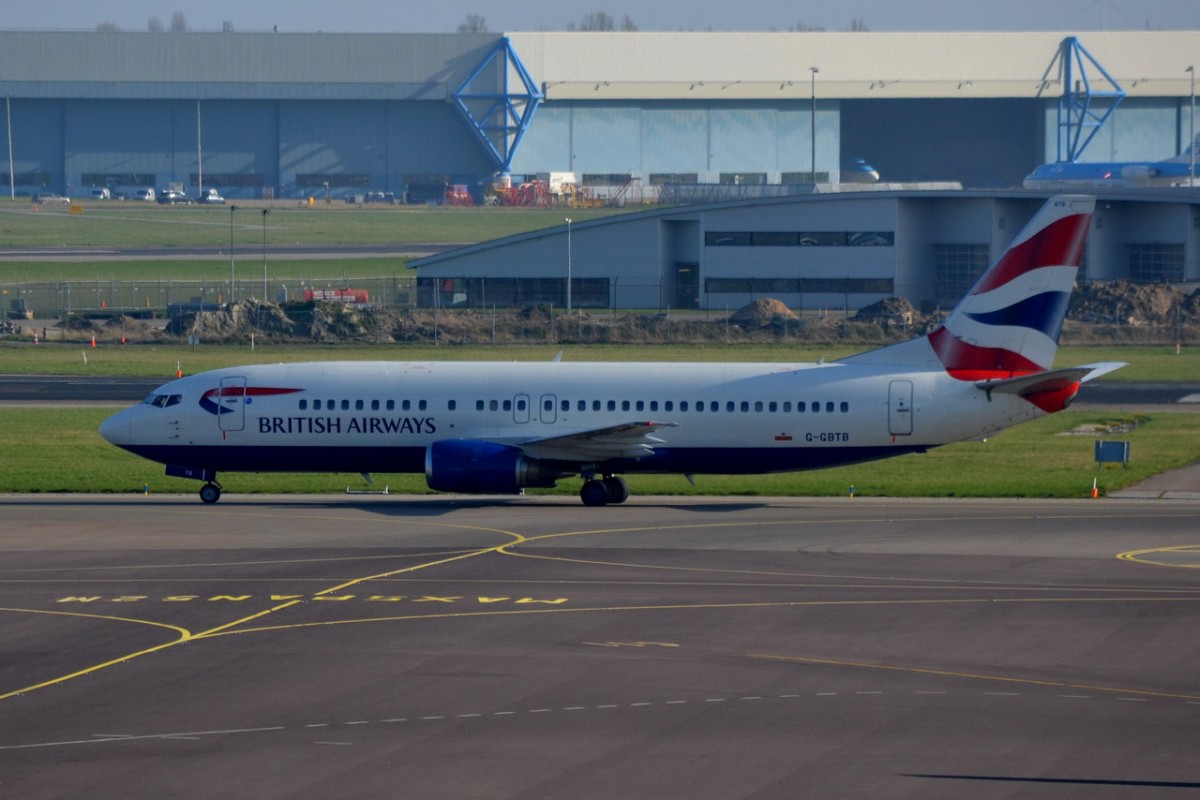 G-GBTB British Airways Boeing 737-436    09.03.2014  Amsterdam-Schiphol