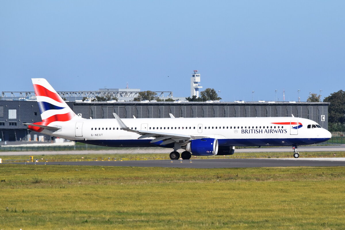 G-NEOT , British Airways , Airbus A321-251NX , 09.10.2021 , Berlin-Brandenburg  Willy Brandt  , BER , 