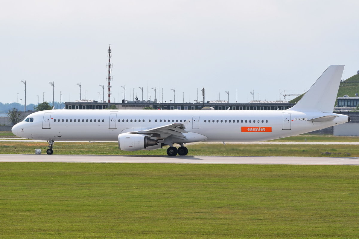 G-POWU easyJet Airbus A321-211  , MUC , 20.05.2018