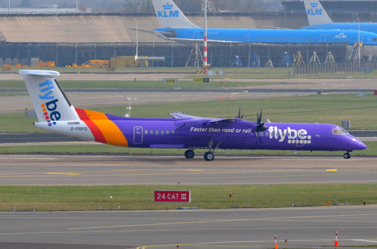 G-PRPD Flybe De Havilland Canada DHC-8-402Q Dash 8  , AMS , 14.03.2017