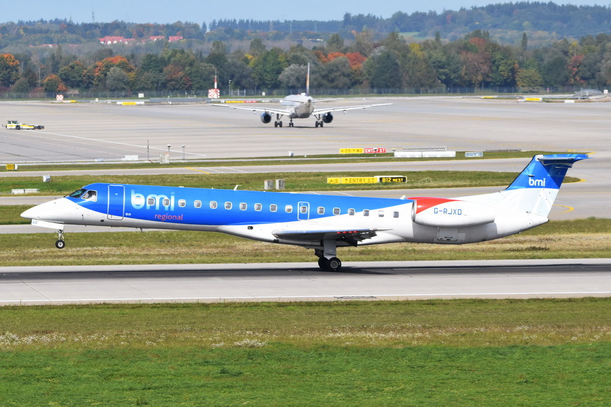 G-RJXD bmi Regional Embraer ERJ-145EP  , MUC , 04.10.2017