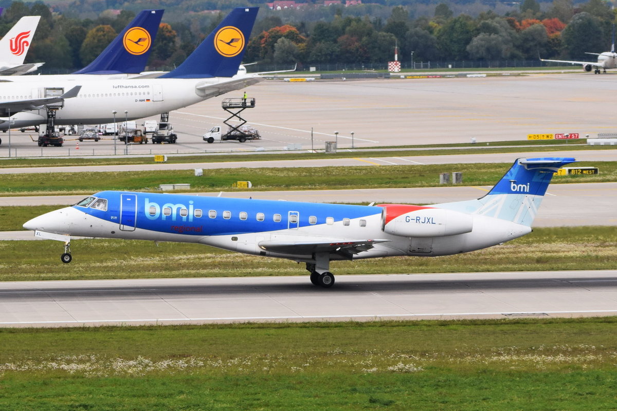 G-RJXL bmi Regional Embraer ERJ-135ER  , MUC , 02.10.2017