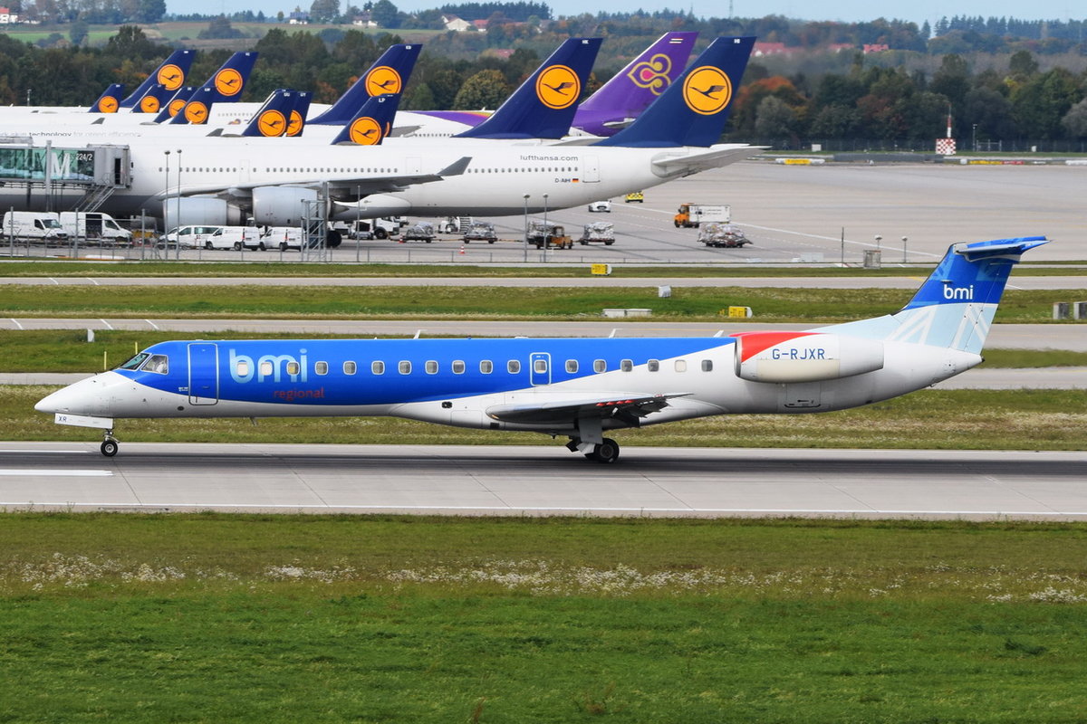 G-RJXR bmi Regional Embraer ERJ-145EP  , MUC , 02.10.2017