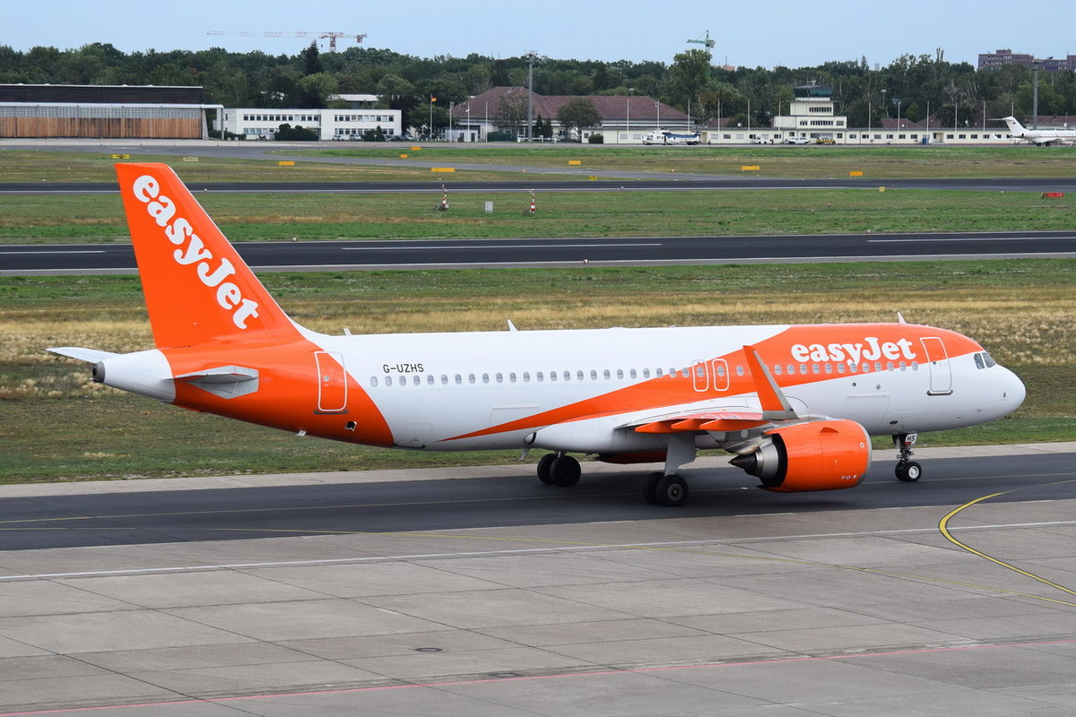 G-UZHS easyJet Airbus A320-251N , TXL , 15.08.2019